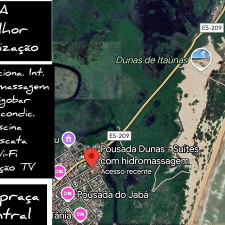 Pousada Dunas - Suites Com Hidromassagem No Coracao Da Vila Itaunas  Exteriér fotografie